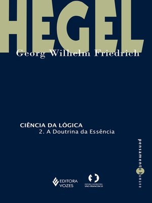 cover image of Ciência da lógica